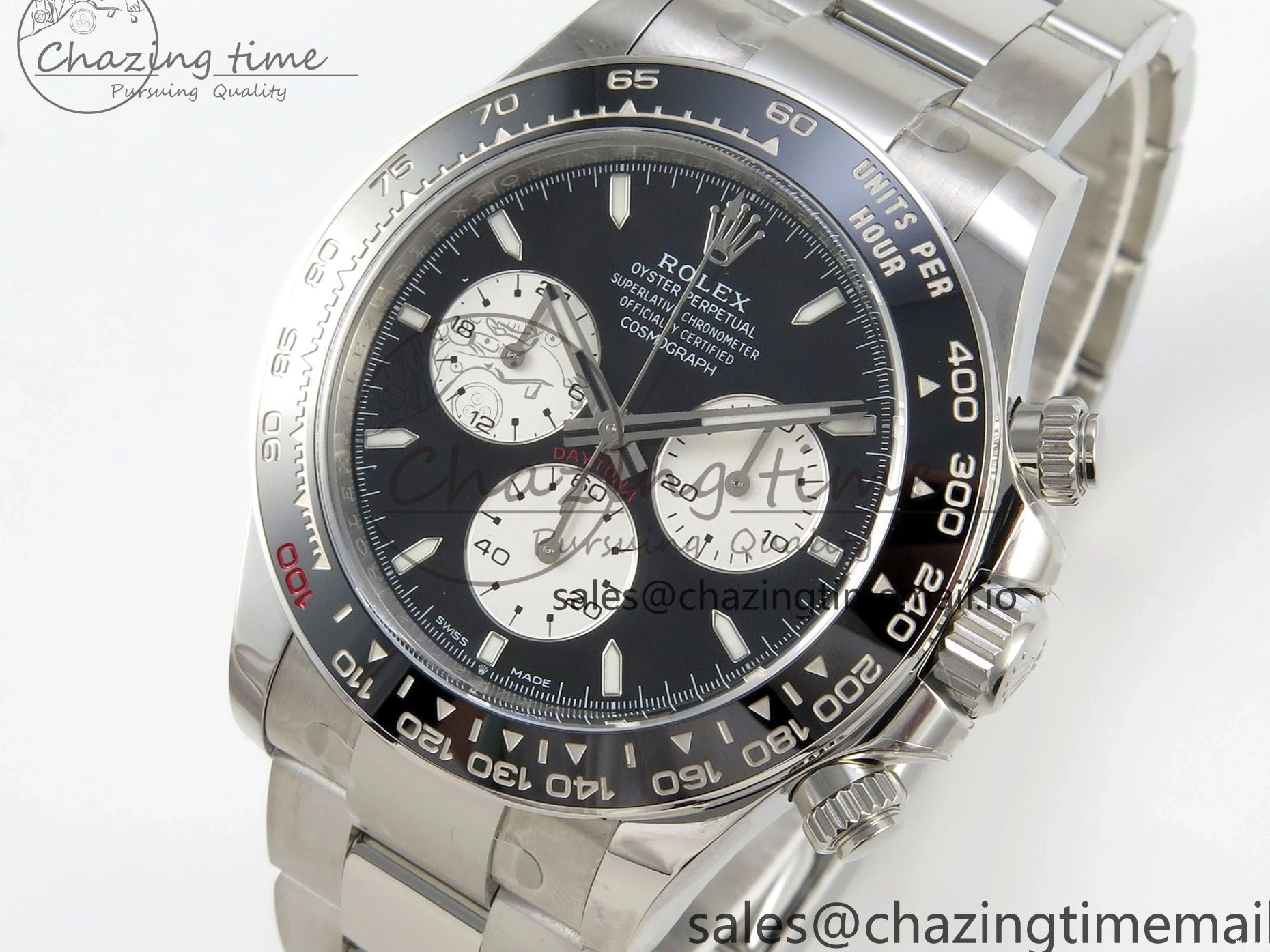 MiroTime 0316 Cozy Custom Daytona 126529 Le Mans  CLEAN 1:1 Best Edition White Dial on SS 904L Bracelet Custom Modded PPM 331